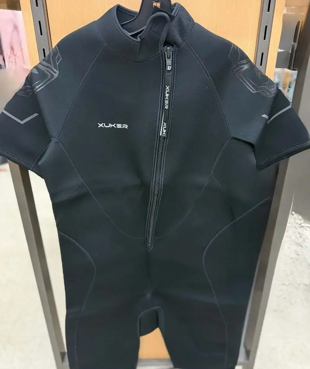 Xuker Shorty Wetsuit Black Front Zip